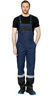 Полукомбинезон мужской рабочий летний для ИТР 'Виват' NEW сине-черный