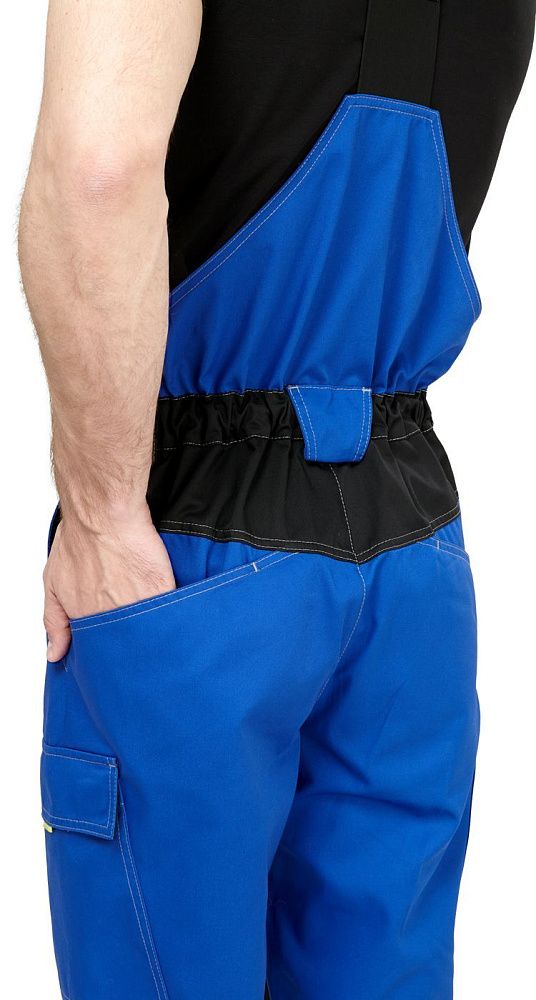 Костюм мужской рабочий летний Гудзон NEW с пк василек-черный